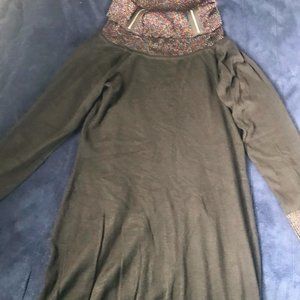 No Boundaries Black Sweater Dress Large